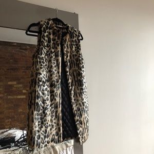 Alice and Olivia cheetah vest